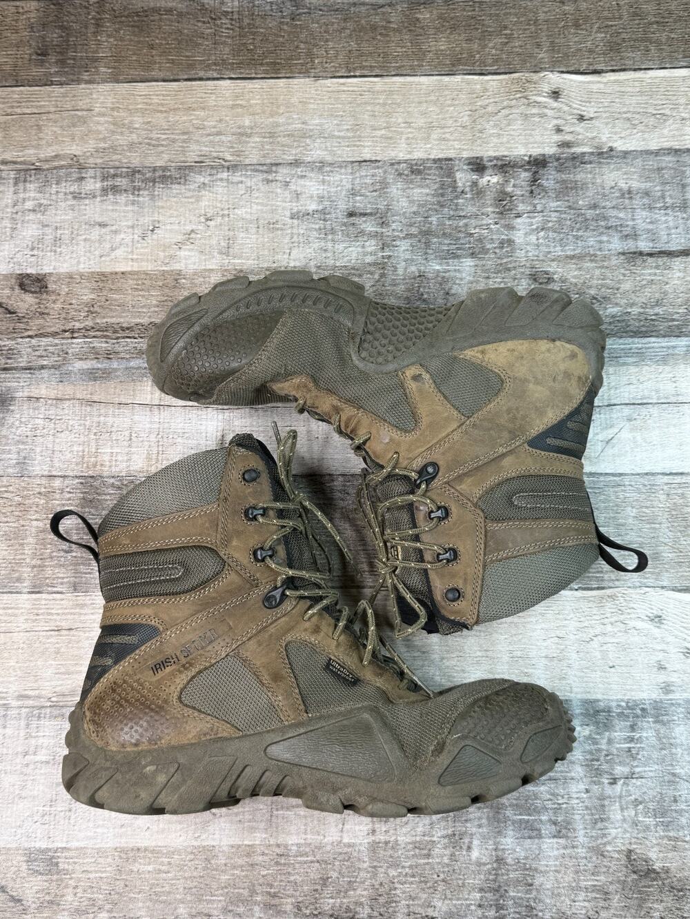 Irish Setter Hunting Boots Mens 12D Waterproof Brown UltraDry Rugged Outdoor